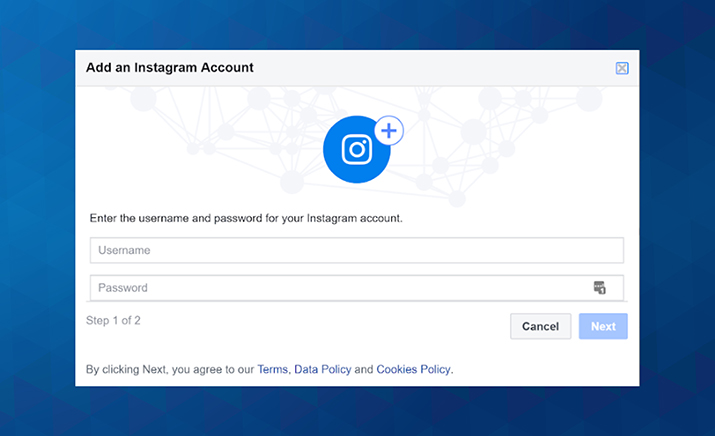 Povezovanje Instagram profila s Facebook Business Managerjem