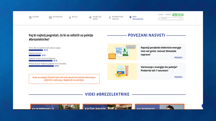 Spletno glasovanje v interaktivni kampanji